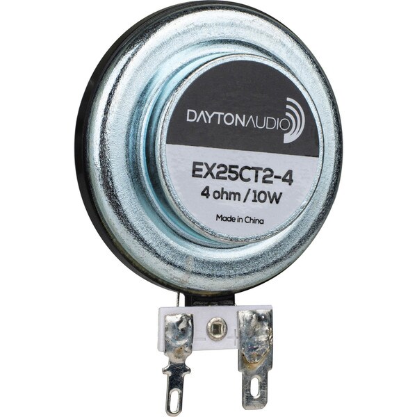 Main product image for Dayton Audio EX25CT2-4 Coin Type 25mm Interchangeable Hardware Mount Exciter 10W 4 Ohm295-221
